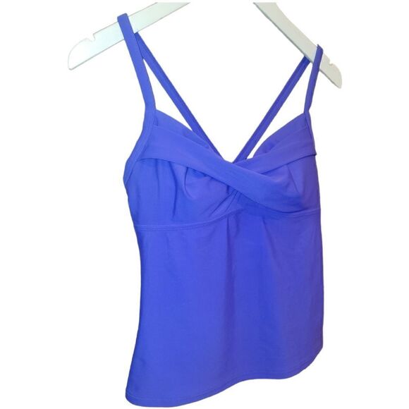 NWOT Athleta Twister Takini Swim Bathing Suit Top Purple 34B/C - Picture 8 of 13